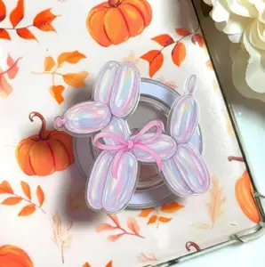 Cute Balloon Dog Magsafe Phone Grip, Magnetic Phone Holder, Pop Socket for Phone, Gift for Dog Lovers