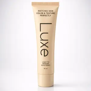 Luxe Color Changing Foundation for Women – Instantly Adapts to Your Skin Tone – Buildable Light-to-Medium, Medium Dark-to-Dark, Coverage – 12-Hour Wear – Natural Dewy Finish Concealer Matte  Makeup