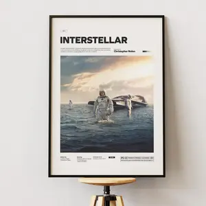 Interstellar Movie Poster Christopher Nolan's Interstellar Unframed Poster Print Special Design Poster Glossy Paper Poster Wall Decor Idea