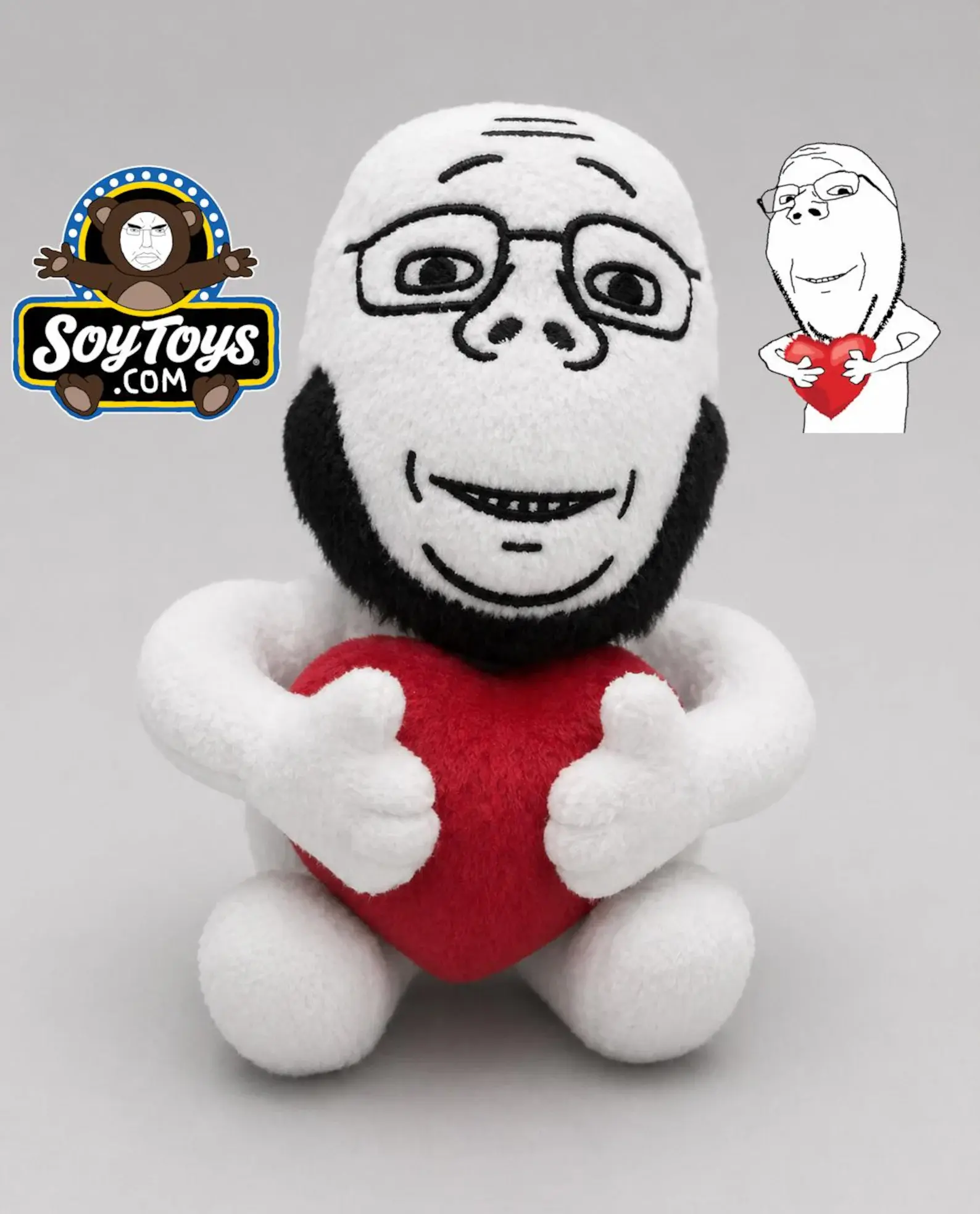 Wholesome Soyjak gapejak Cobson Plush