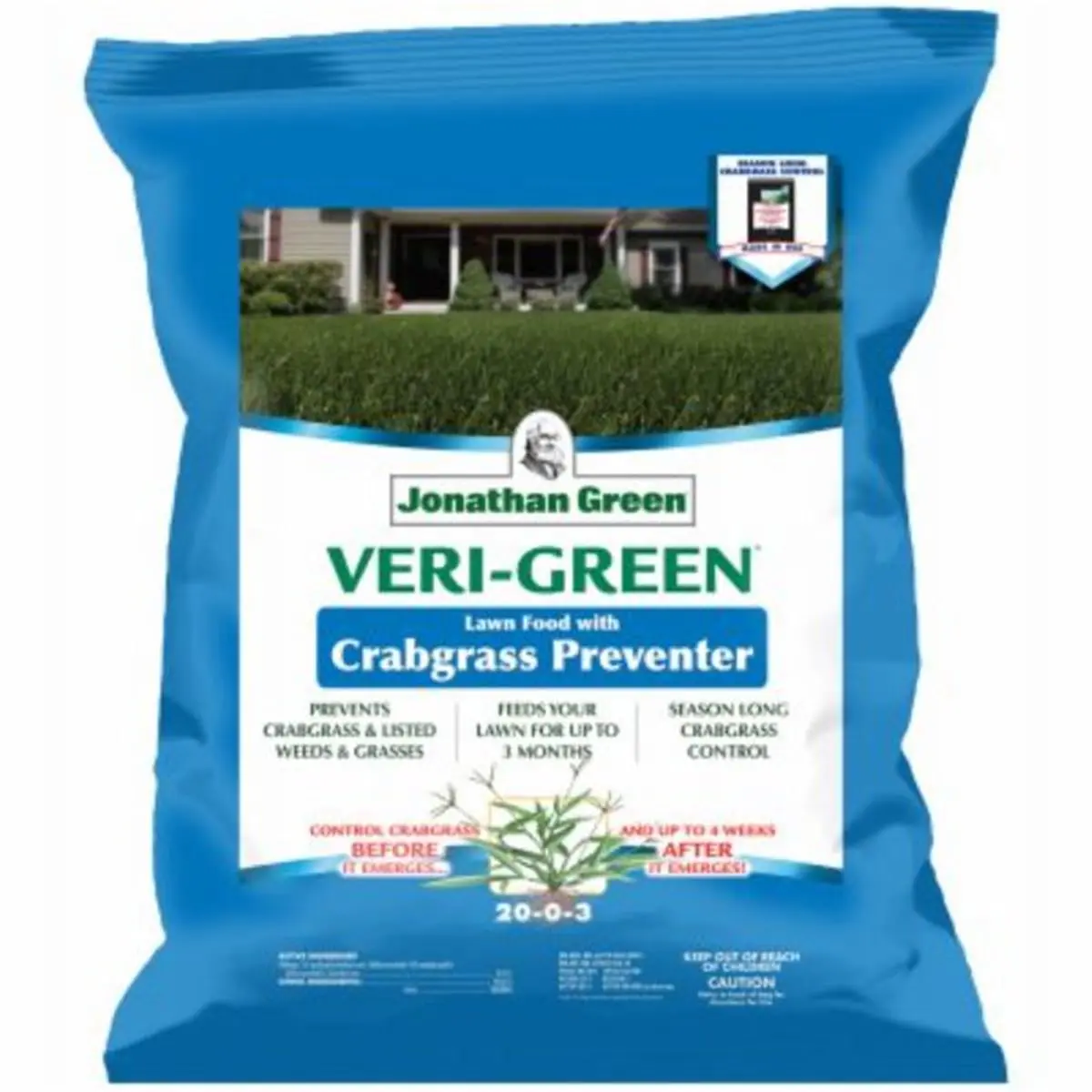 212 MAIN Jonathan Green & Sons Outdoor Crabgrass Preventer Plus Fertilizer, Covers 5000 Sq. Ft., Prevents Weeds