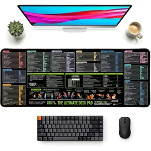 Excel Cheat Sheet Desk Pad - Excel Mousepad with Shortcuts, XXL Desk Mat for Keyboard and , Excel Cheat Sheet Desk Mat for  Excel 365 & Windows 11
