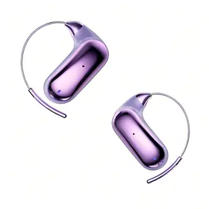 Over Open Ear Earbuds Wireless Bluetooth Open Ear Headphones Air Conduction Earbuds That Don't go in Your Ear with Over-Ear Hooks Running Headphones
