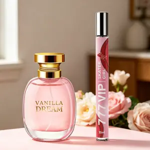 Women's Perfume Set | 100ML Big Bottle + 35ML Mini Perfume | Big Bottle: Pear & Fruity + Jasmine & Gardenia + Vanilla & Sandalwood & Musk | Mini: Fresh Fruity Floral Scent | Home + On-the-Go, Birthday Gift for Her