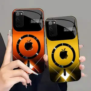 Futuristic Cyberpunk MagSafe Case — Neon Metallic Glossy Magnetic Cover for Galaxy S20 FE — 975