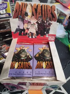 Pro Set 1992 DINOSAURS TV Show Pack - 10 cards!