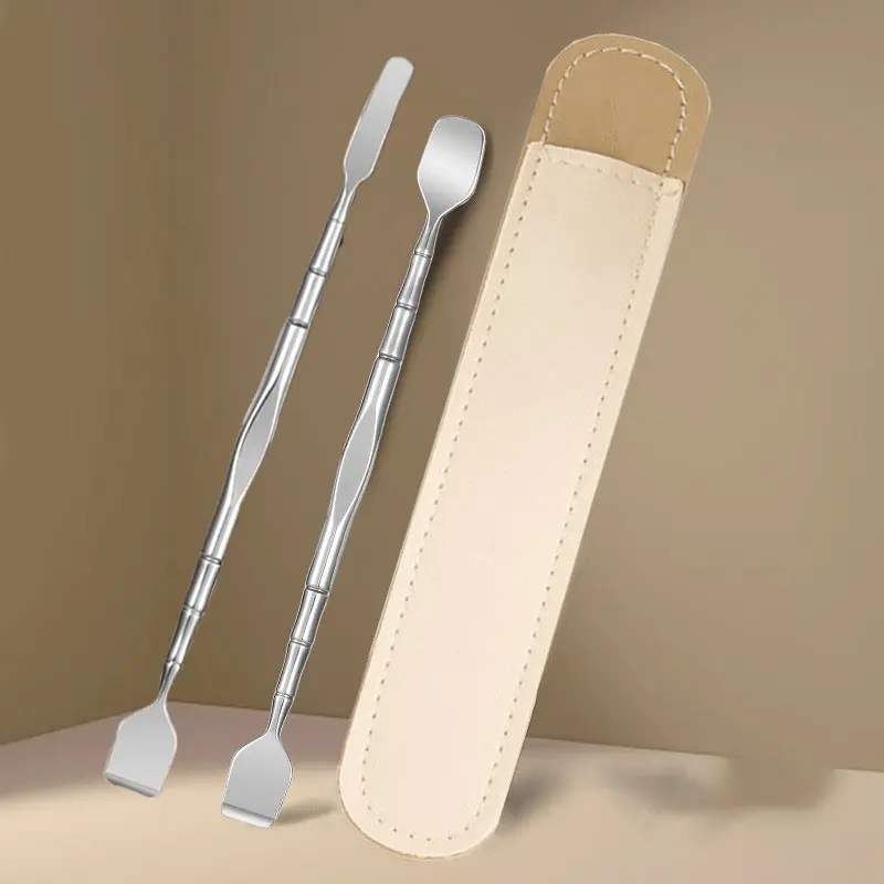 Stainless Steel Dual-Ended Facial Blackhead Remover Tool - Hypoallergenic, Ideal for All Skin Types, Blackhead Removal Tweezers, Pore Tweezer Tools