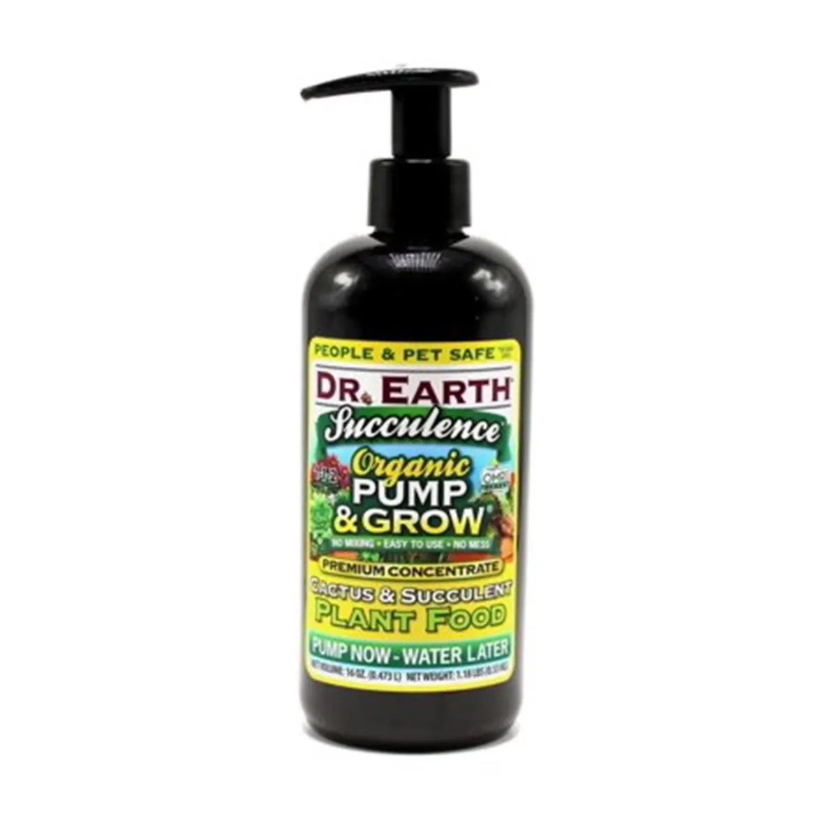 Dr Earth 16 oz Organic Pump & Grow Succulence Cactus & Succulent Plant Food