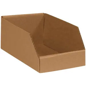 Box Partners  6 x 9 x 4.5 in. Kraft 200 ECT-32 Corrugated Bin Boxes Case, Pack of 25