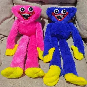 Huggy Wuggy Plush, 40cm Poppy Playtime Horror Game Stuffed Animal Toy, Ideal Gift for Children, Outdoor Fun Toy