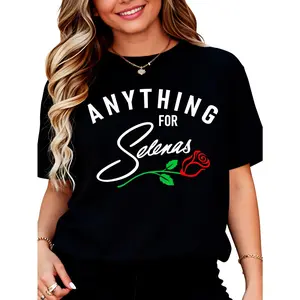 100% Cotton Golf Gift T-Shirt For Men and Women Selena Quintanilla Vintage Inspired T-Shirt For Latin Culture Fans And Selena Lovers