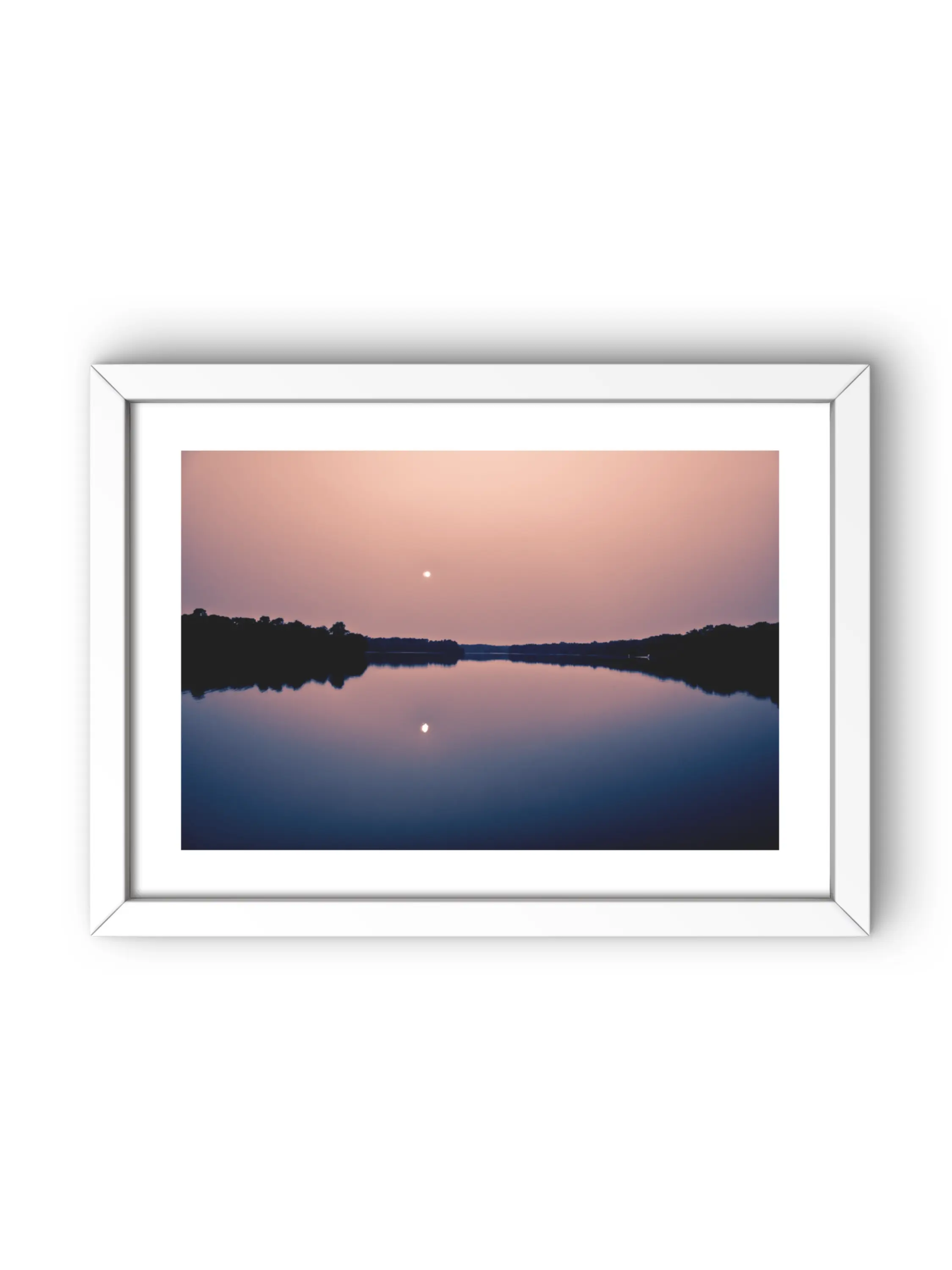 Framed fine art photography wall hanging decor