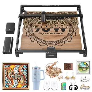 ATOMSTACK A70 Max Laser Engraving and Cutting Machine, 70W Output Power, 800 * 850mm Working Area, 400mm/s, One-Click Auto-Focus, High Precision for Wood, Metal, Acrylic, Ceramics, DIY Projects