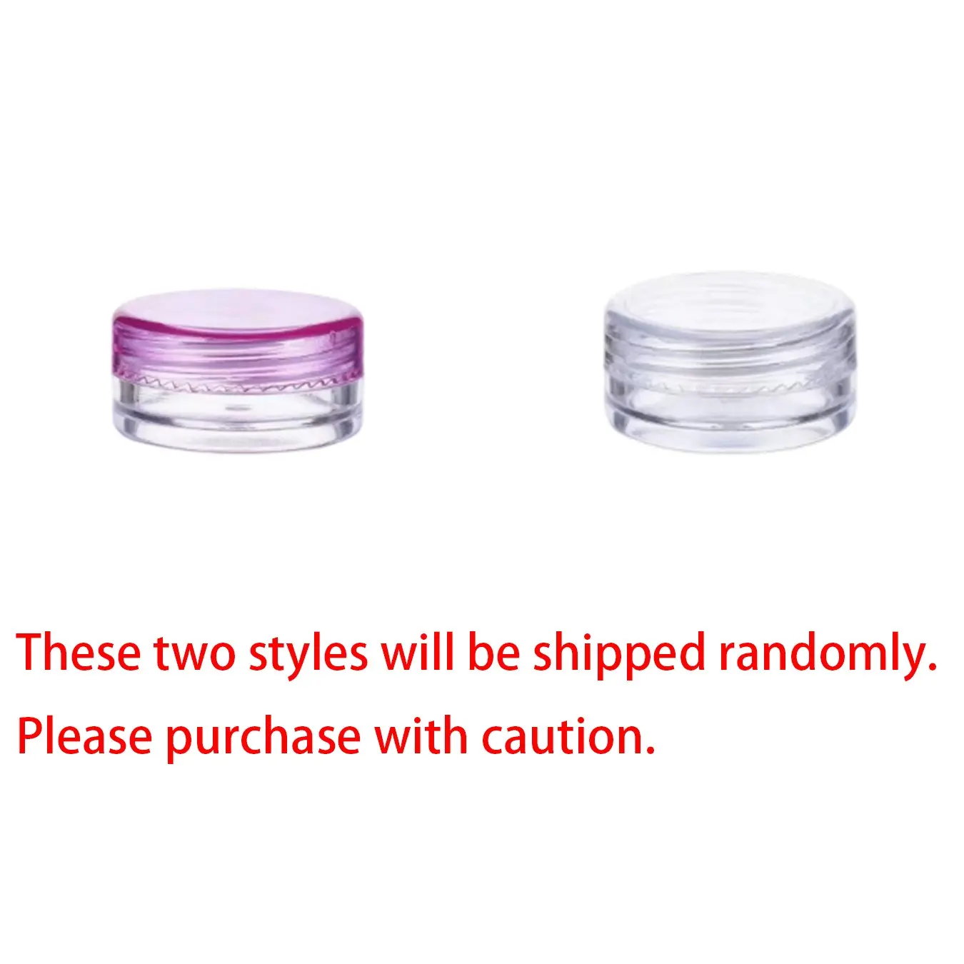 5g Plastic Round Container with Cream Sample, Cosmetic Travel Jar for Eyeshadow, Mini Makeup Packaging, Versatile Travel Companion, Containers with Lids