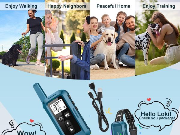 Jugbow Dog Collar-4200FT Dog Training Collar with Remote, IPX8 Waterproof E Collar for Dogs Training Rechargeable Collars for Large Security Lock, Rechargeable e-Collar Outdoor