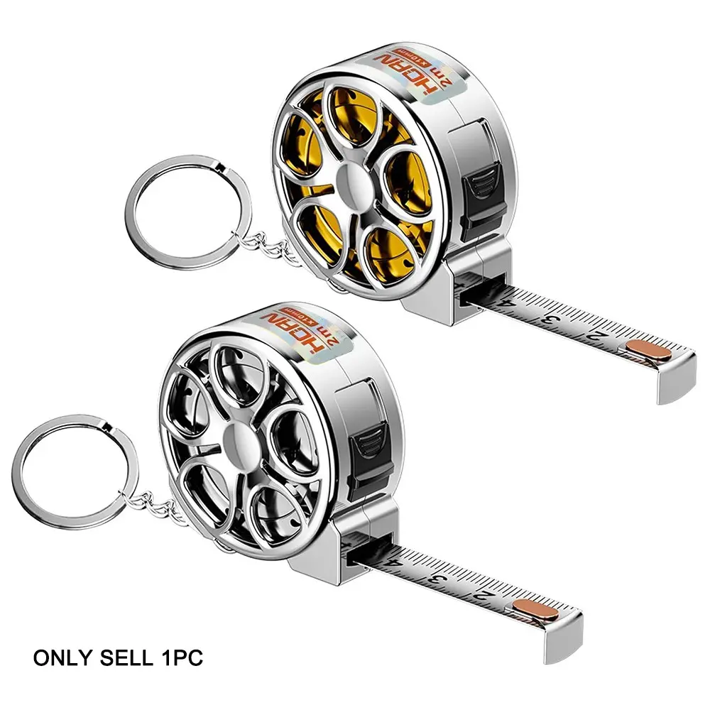Stainless Steel Tape Measure 2m Measuring Tape, Christmas Gift Mini Portable High Precision Waterproof Rustproof Durable Home Use Measuring Tool Ruler Measuring Instrument