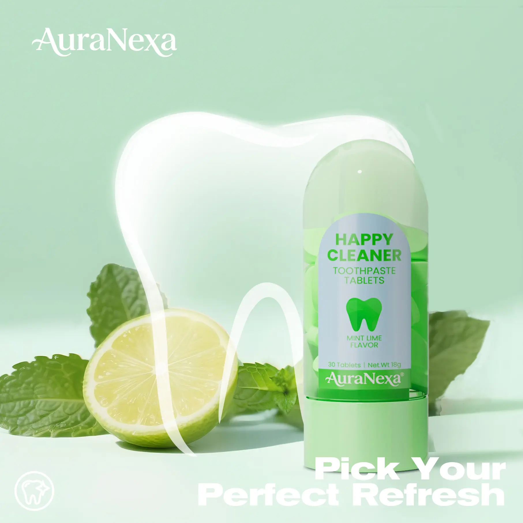 A bottle of lemon flavor