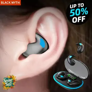 Wireless Headphones, Invisible Bluetooth-compatible Sleeping Earbuds, Noise Cancelling Headphones for Running, Exercising, Gaming Sports