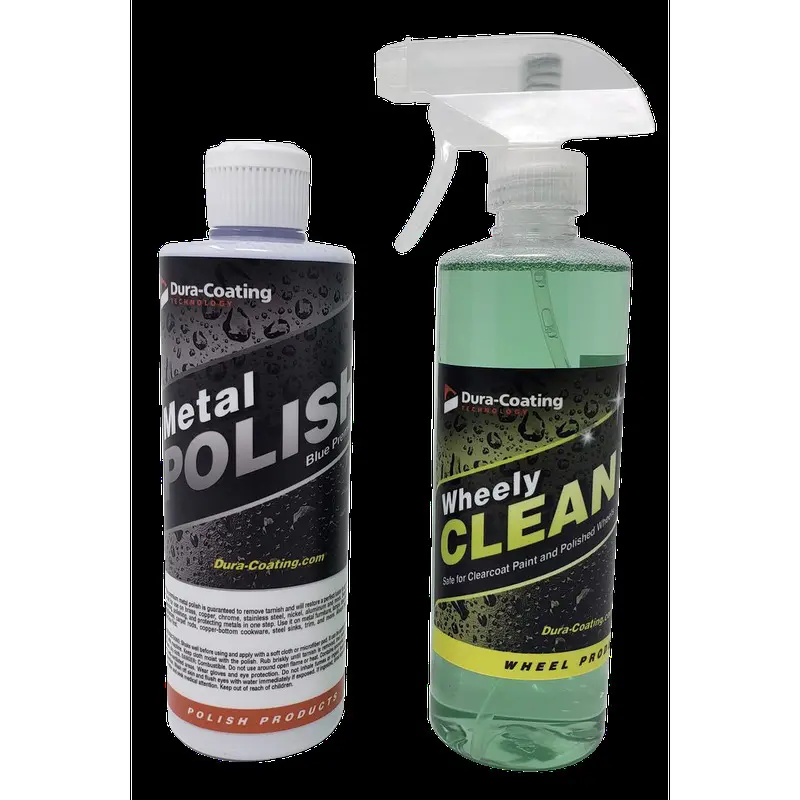 16oz Blue Premium Metal Polish & Wheely Clean Concentrate Aluminum Pre-Cleaner