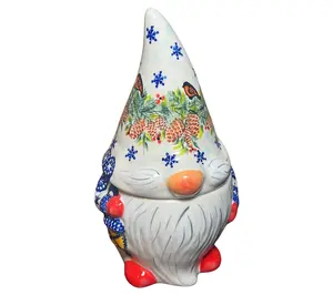 Lidia's Polish Pottery Gnome Candy Dish