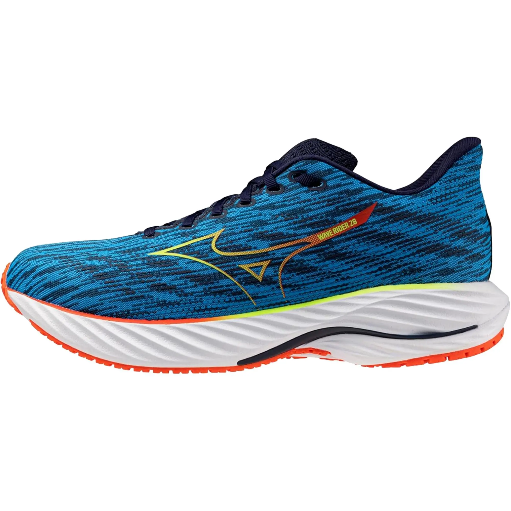 Mizuno Wave Rider 28 Blue Pace / Green Gecko  411456.5Q4W Men's