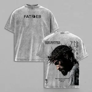 valentine shirts  FATHER , FORGIVE THEM Vintage Jesus Christian Oversized T-Shirt / Tank Top / Hoodies, God Inspires Faith Graphic Tee, Religious Streetwear, Gospel Worship Shirt, Gift for Believers Classic Breathable Menswear