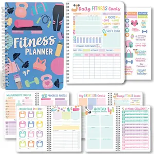 Women's Fitness Journal, Exercise Log Book, Diet & Fitness Planner, Undated Workout Diary, Sports & Gym Log, Weight Loss Tracker
