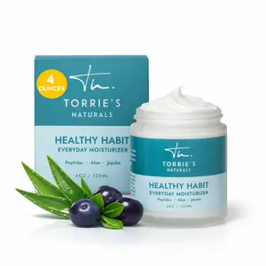 Peptide Moisturizer - Natural Plant Ingredients - Face Moisturizer for Dry Skin - Anti Aging Daily Moisturizer for Face - 5 Clinically Studied Peptides - Hyaluronic Acid with Provitamin B5