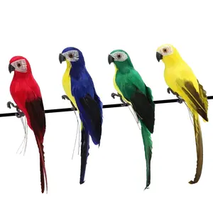 Outdoor Home Decor Bird, Waterproof UV-Proof Feather Accent for Living Room Foyer, Spring Garden & Party Multi-Use Decoration, Realistic Sculpture for Holiday Decorating