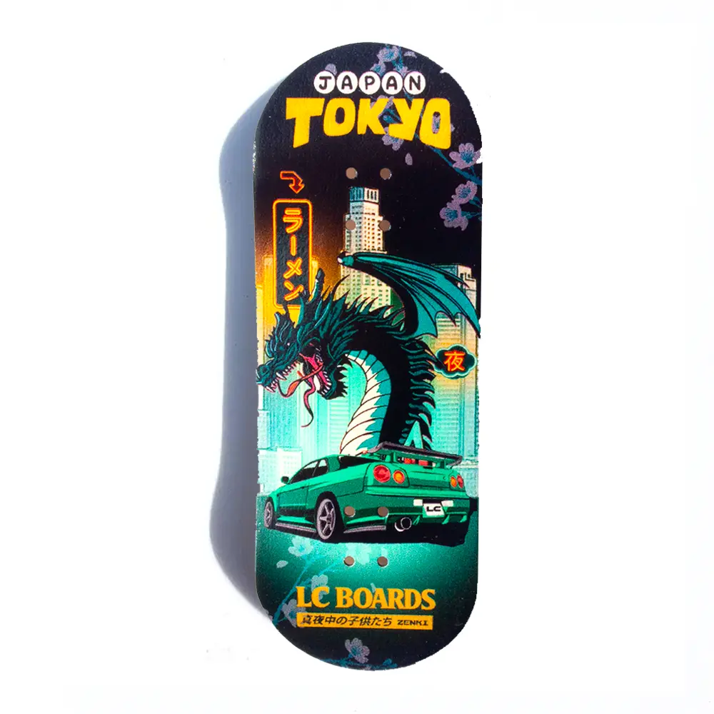 LC BOARDS FINGERBOARDS 98X34 SHIBUYA DECK WITH GRIPTAPE LC BOARDS FINGERBOARDS 98X34 SHIBUYA DECK WITH GRIPTAPE