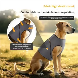 Dog Anxiety Relief Vest for Summer, Breathable and Comfortable Anti-Anxiety Clothes, Calming Wrap for Dogs to Reduce Fear
