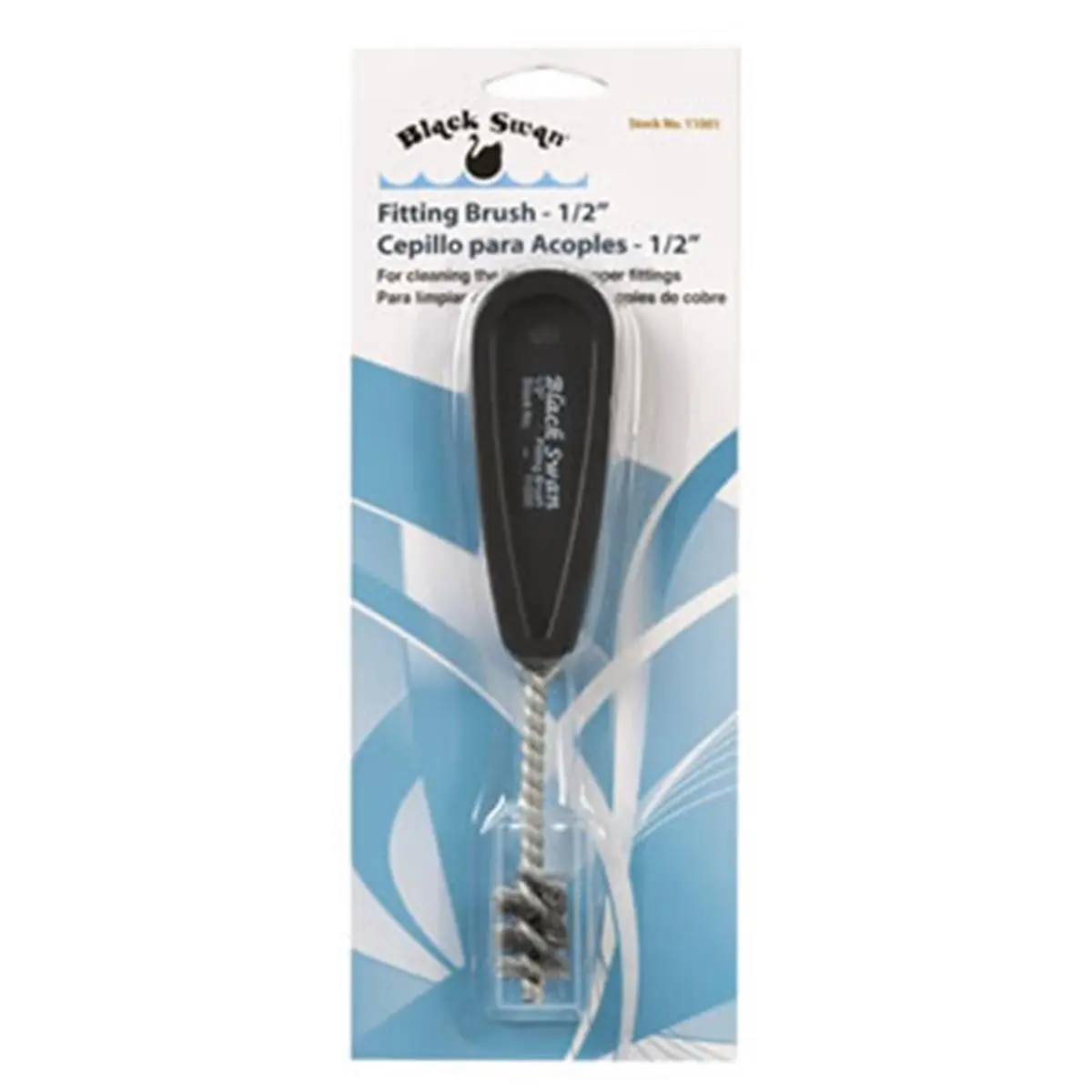 212 MAIN 0.75 in. Carbon Steel Fitting Brush, Tightly Bound, Durable Plastic Construction, for Reptile & Amphibian Copper Cleaning