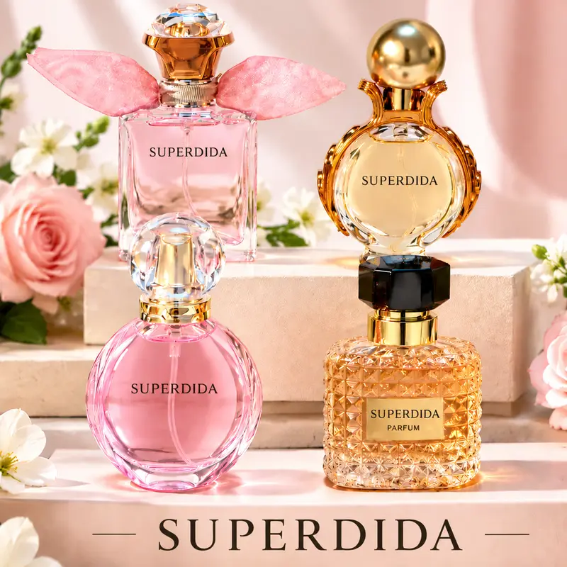 Women's Long-Lasting Musk & Rose Fragrance Sets - EDP Mini Parfum Box Set, Travel-Size Carry-Anywhere Gift Bundle for Wife, Portable Classic Ensemble