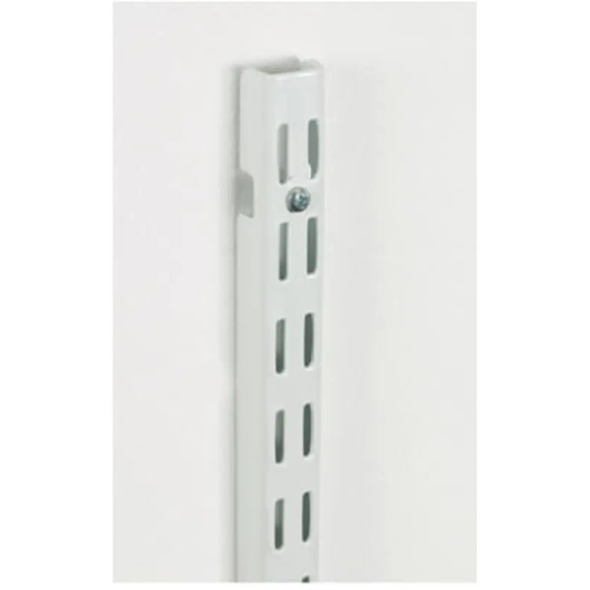 212 MAIN Wall Mounted Shelf Track System - 48 in. Durable Standard, White, Compatible with Locking Peg Racks, Shelves for Closet Storage & Adjustable Storage Racks & Displays