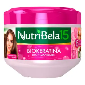 Nutribela Tratamiento capilar Biokeratina liso y manejable 300 ml
