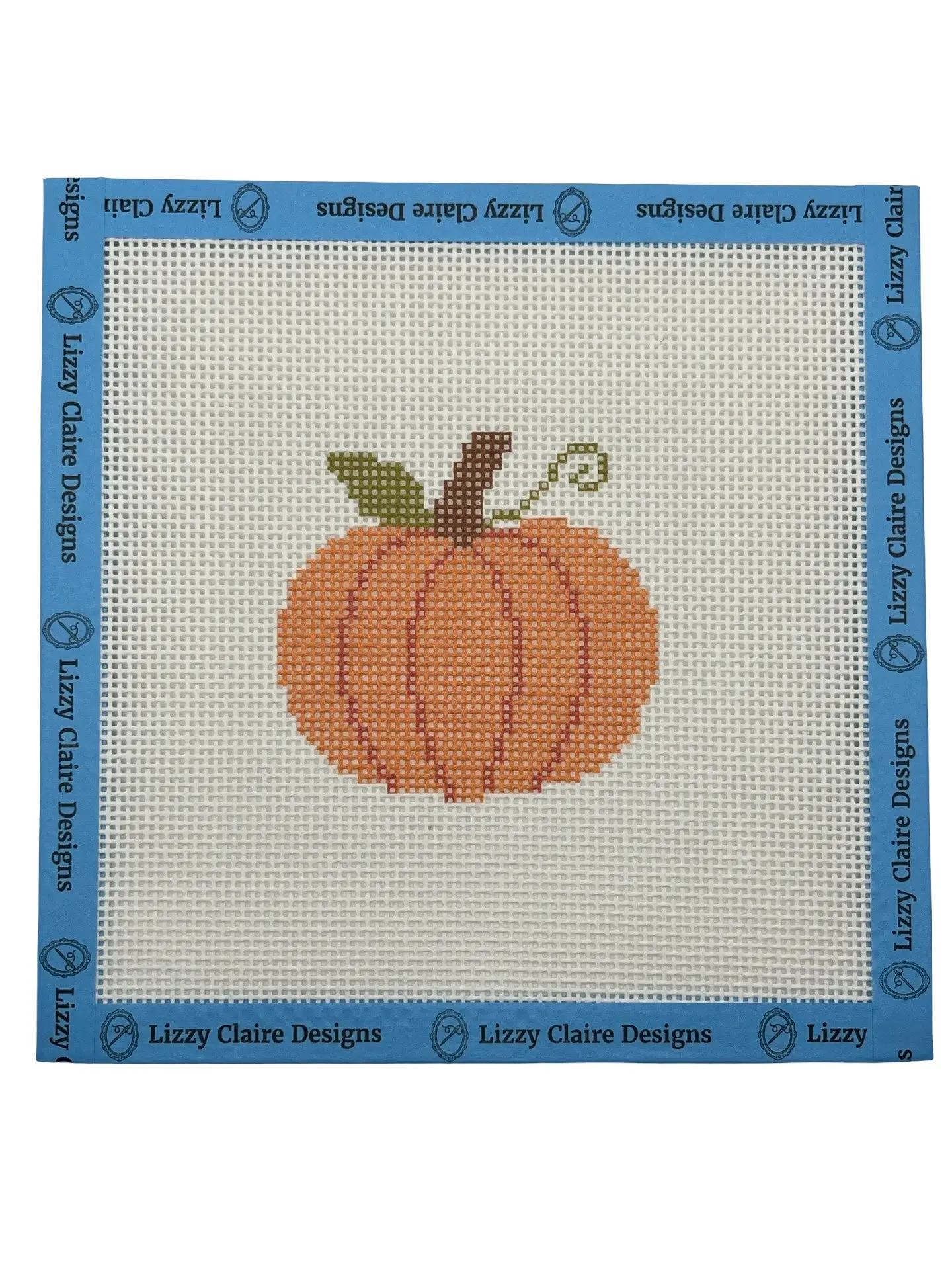 Pumpkin - 13 mesh - 7 x 7 - Needlepoint Canvas