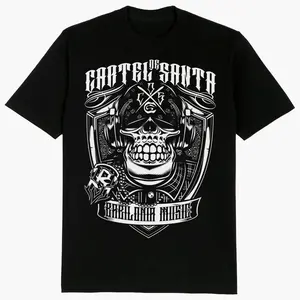Men's Short Sleeve Sports T-Shirt - CDS Gangster Graphic Tee, Chicano Streetwear, Hoodie-Style Inspired Men's Clothing