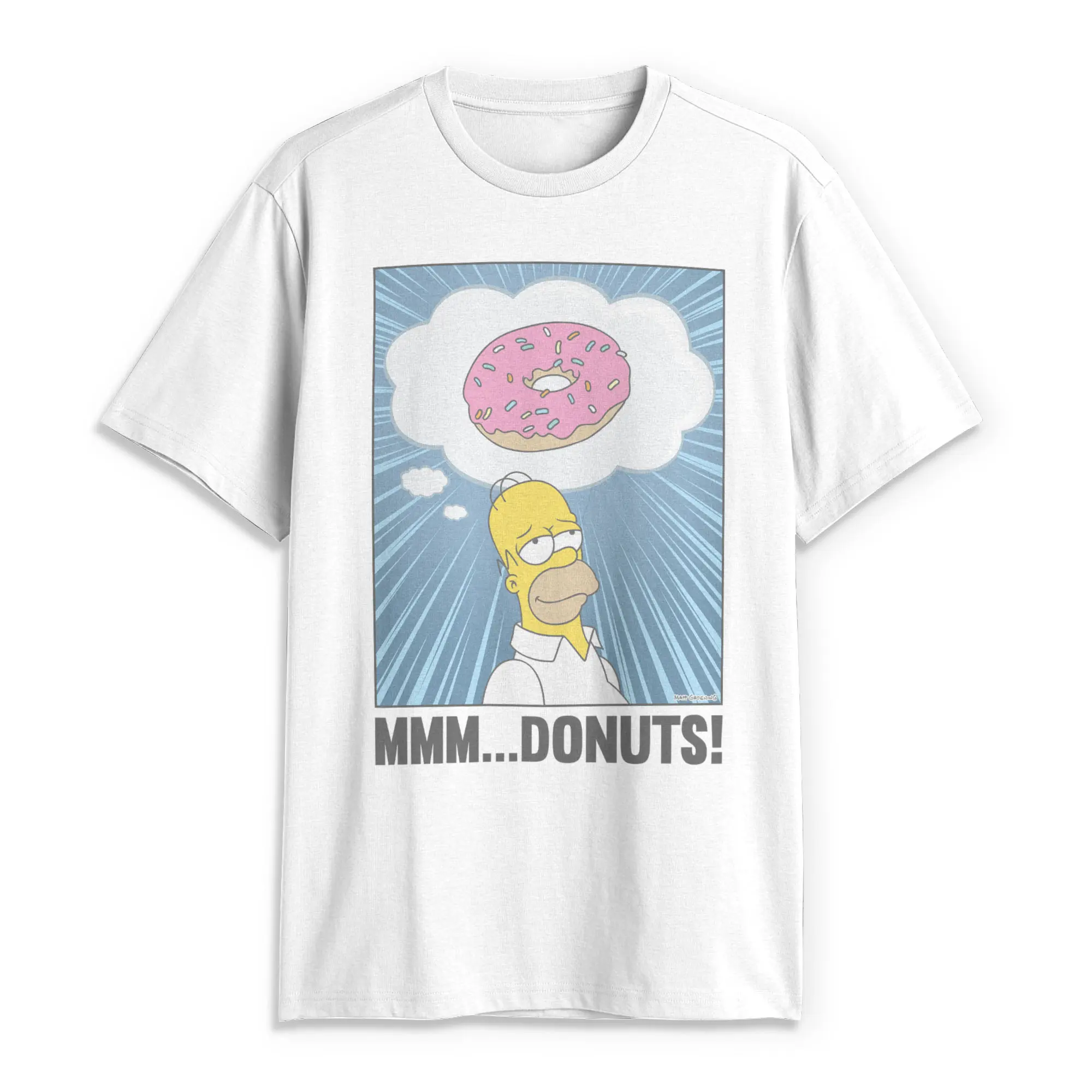 Men's The Simpsons Homer Mmm… Donuts T-Shirt