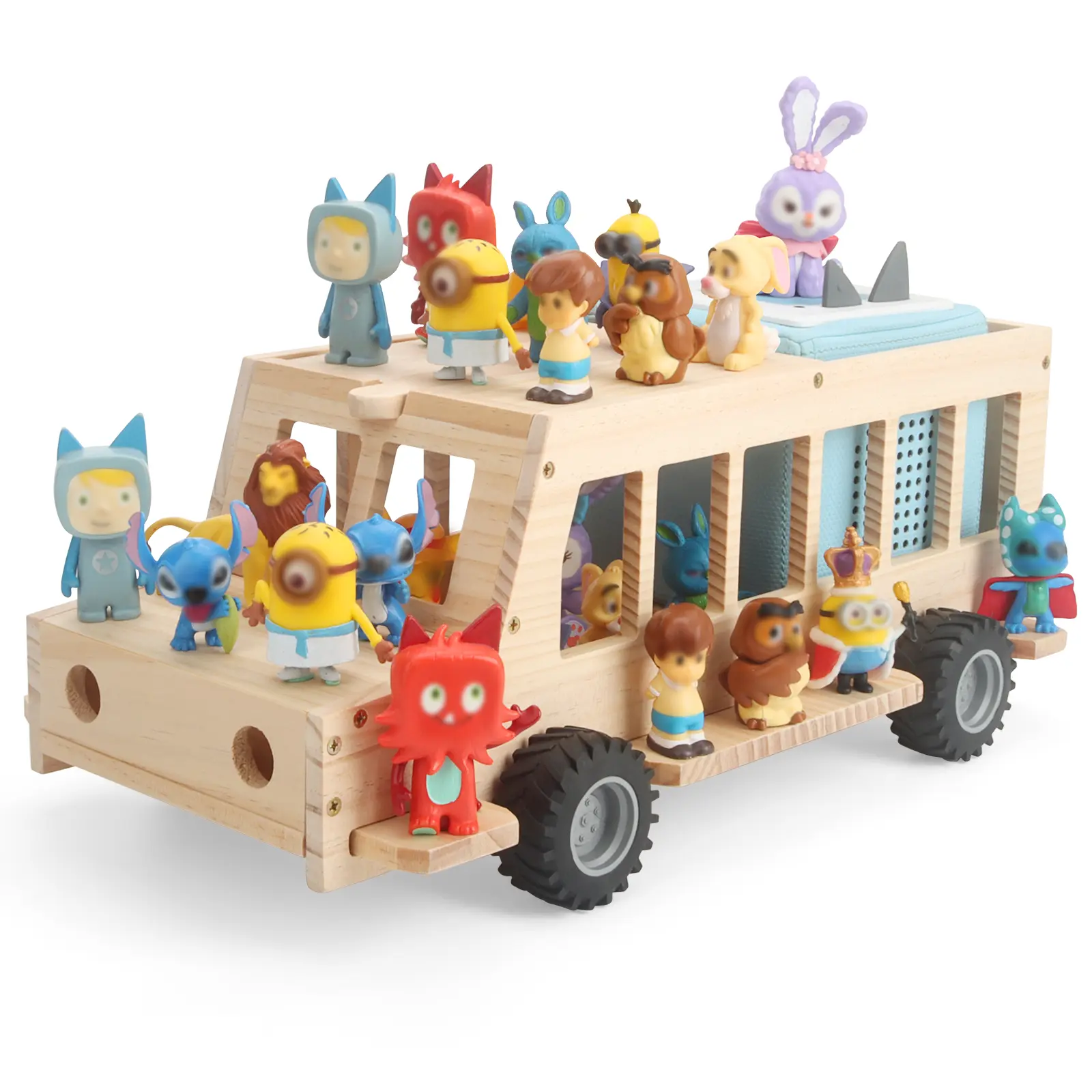 [Summer Special]Shelf for Tonie Figures Characters Storage with 35Pcs Adhesive Metal Plate for Toniebox 2 and Tonie Box 1