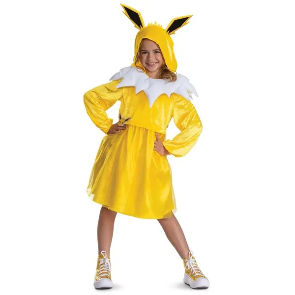 Pokémon Jolteon Hooded Costume Dress for Girls
