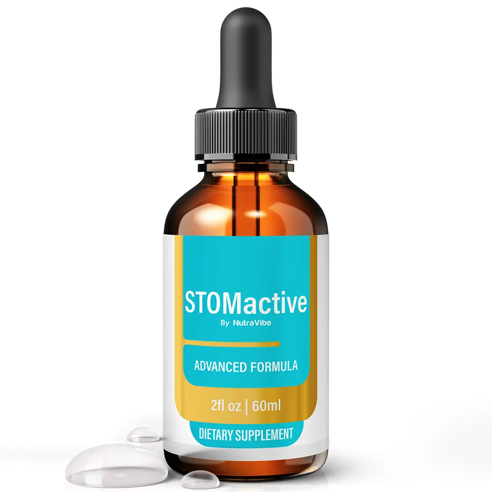 STOMactive - Advanced Natural Dietary Supplement with 121mg Proprietary Blend for Health & Wellness