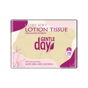 Bamboo Lotion Tissue with Aloe Vera and Glycerin