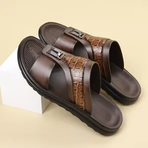 Men’s Summer Outdoor Non-Slip Casual Slide Sandals — Versatile Beach One-Strap Slides