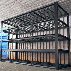 36" W Garage Shelving Heavy Duty Storage Shelves 3000LBS Adjustable 5 Tier Metal Shelving Unit For Storage Rack Garage Storage Shelves Industrial Shelf Utility Rack, 36" W X 15.8" D X 72" H, Utility Shelves