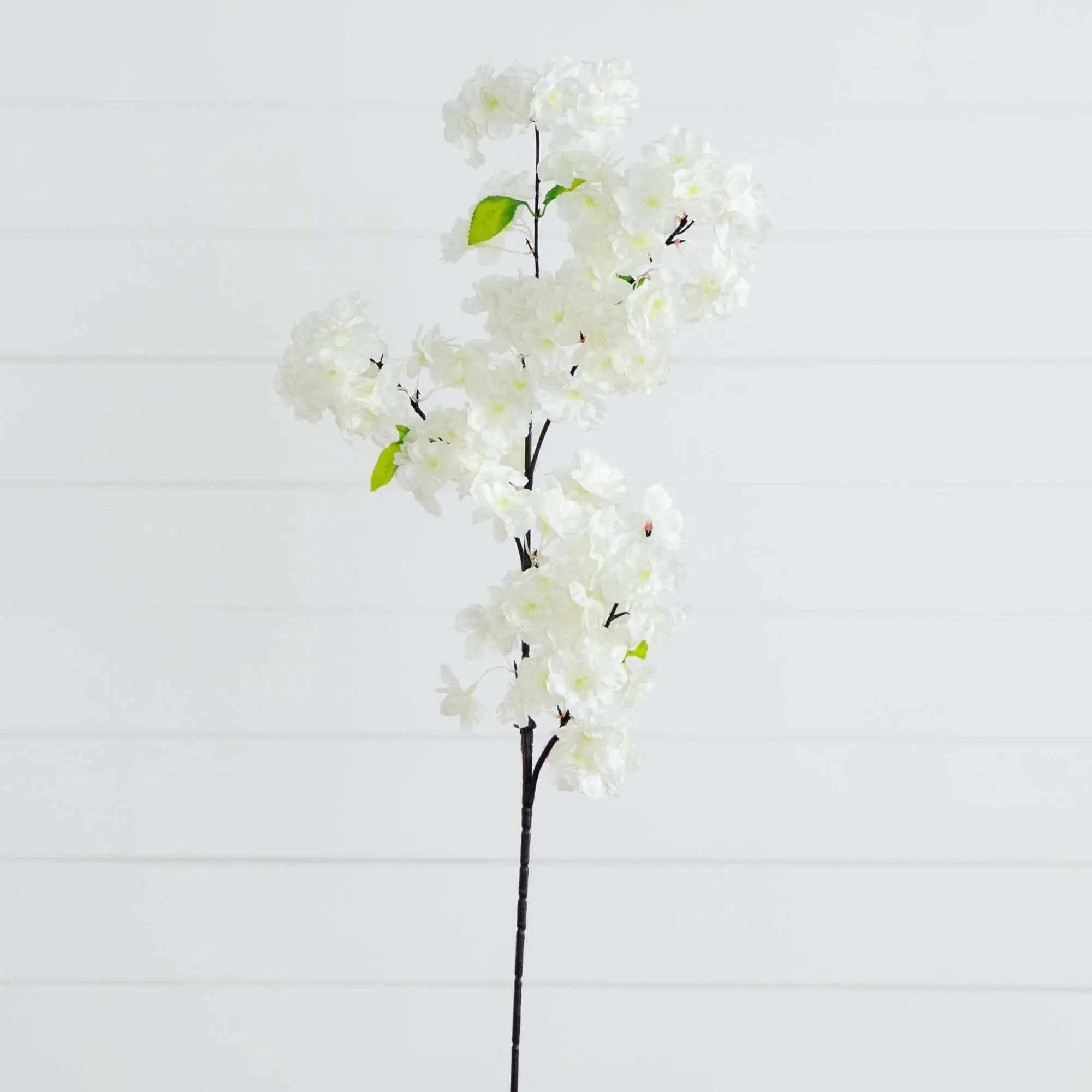 3-Pack 40" Wired Branch Decorative Artificial Cherry Blossom Flowers - Floral Decor Assortment Set with Dark Green Realism, Botanical Aesthetic Home Interior Accent