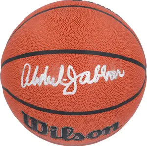 Kareem Abdul-Jabbar Los Angeles Lakers Autographed Wilson Authentic Series Indoor/Outdoor Basketball - Fanatics Authentic Certified