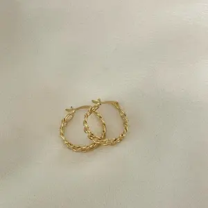 18k Gold Plated Small Hoop Earrings