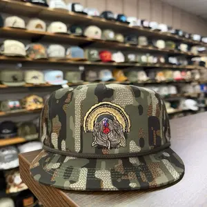 Turkey Rope Hat - Woodland Camo
