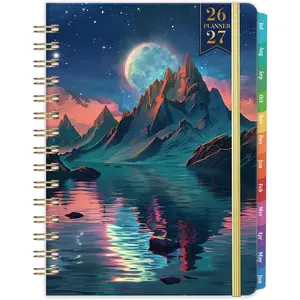 Planner 2026-2027 - Academic Planner 2026-2027, July 2026 - June 2027, 6.5" x 8.5", 26-27 Planner Weekly and Monthly with Colorful Tabs,  Pocket + Thick Paper