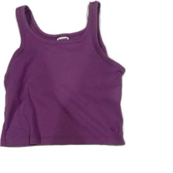 Victoria Secret Pink Purple Crop Tank Top